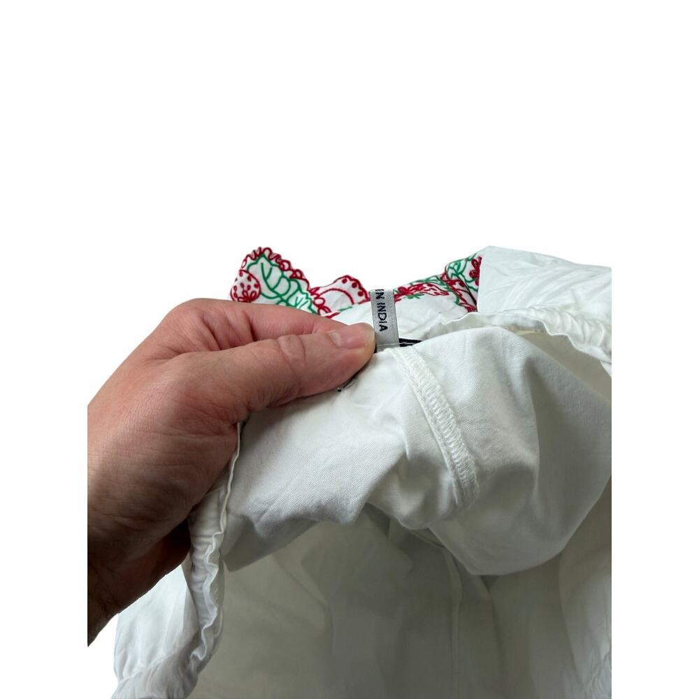 DAMSON MADDER
Andy Floral-Embroidered Cotton Skort 12 Srawberry Detail - Picture 5 of 9